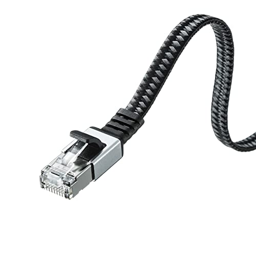 ブラック & グレー/1m/KB-FL6AME-01BK ・Size:1m Color:ブラック & グレー ・パッケージ個数:1 ・エンハンスドカテゴリ5の5.0倍、カテゴリ6の2.