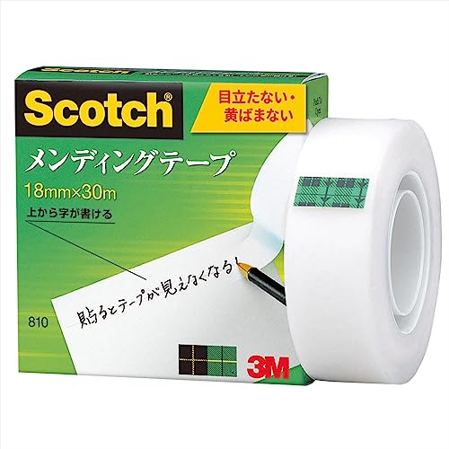 7.(18mm)テープのみ×1個18mm 紙箱/18mm×30m/22906050 ・Style:7.(18mm)テープのみ×1個 ・パッケージ個数:1 ・貼るとテープがほとんど見えなくなる。ラッピン