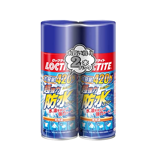 多用途無色/420ml/DBS-422 ・パッケージ個数:1 ・フッ素パワー:トゲ状のフッ素樹脂が、繊維製品の表面に毛羽だった状態を作り出して、水や汚れをガードし、通気性を保ちます。 ・ロックタイト独