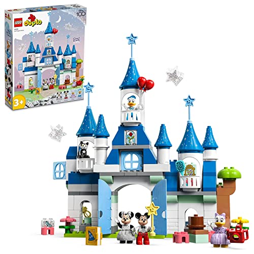 レゴ(LEGO) デュプロ 3in1 まほうのお城 おもちゃ 玩具 プレゼント 誕生日 ブロック 知育 クリスマス 男の子 女の子 子供 1歳半