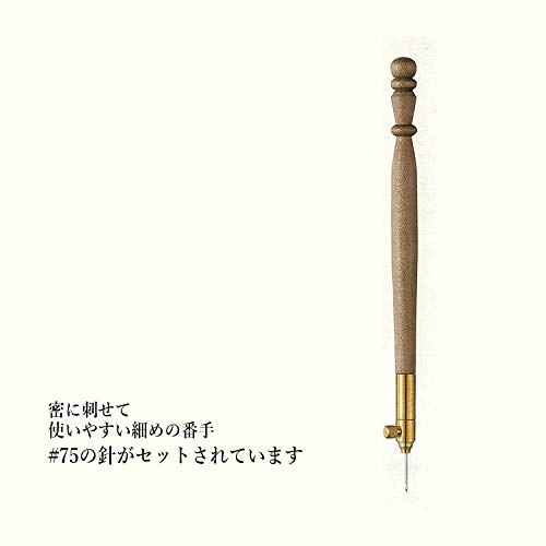 茶/-/57-567 ・パッケージ個数:1 ・フランス伝統の刺しゅう技法「リュネビル刺しゅう」用の専門針。 ・針の番手は「＃75」がセットされております(小さなビーズやスパンコールを密に刺すのに適した