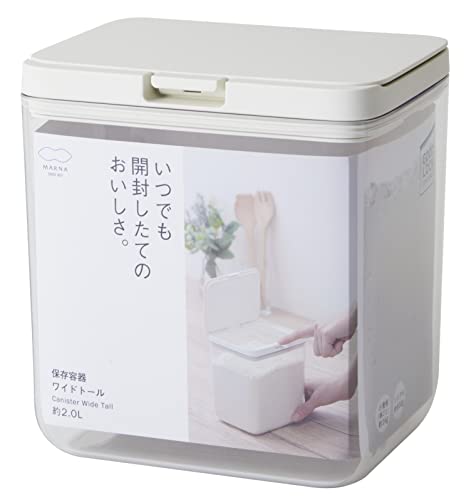 ワイドトールホワイト/-/K761W ・Color:ホワイトStyle:ワイドトール ・パッケージ個数:1 ・【いつでも開封したてのおいしさ】二つのパッキンでしっかり閉まって湿気を防ぎ、ワンタッチで開