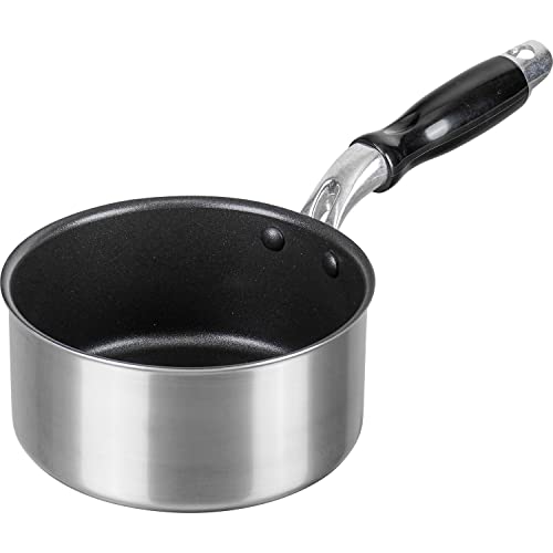 ミルクパン14cmシルバー/1 L/RB-2311 ・Style:ミルクパン14cm ・パッケージ個数:1 ・商品サイズ:約 幅29×奥行×15×高さ11cm、重量:約430g ・鍋の高さ:約6.8c